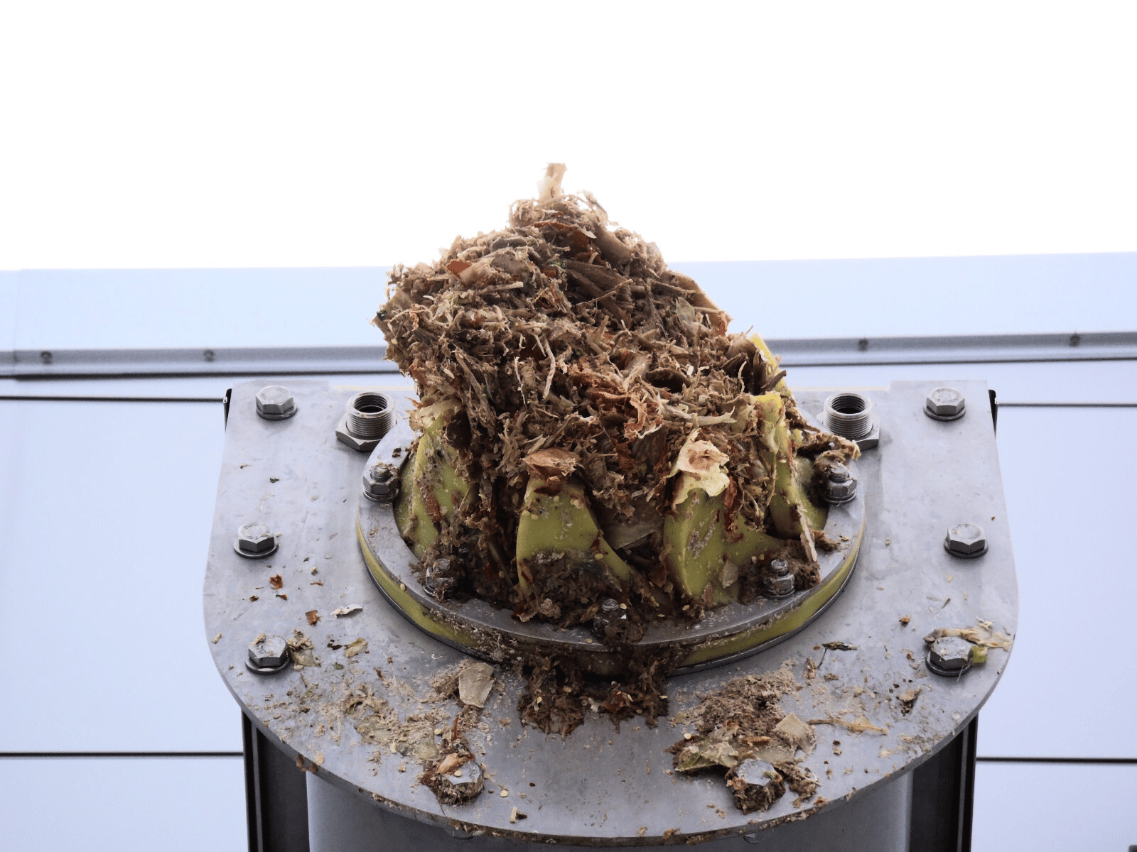 Close-up van het ontwateren van een stof