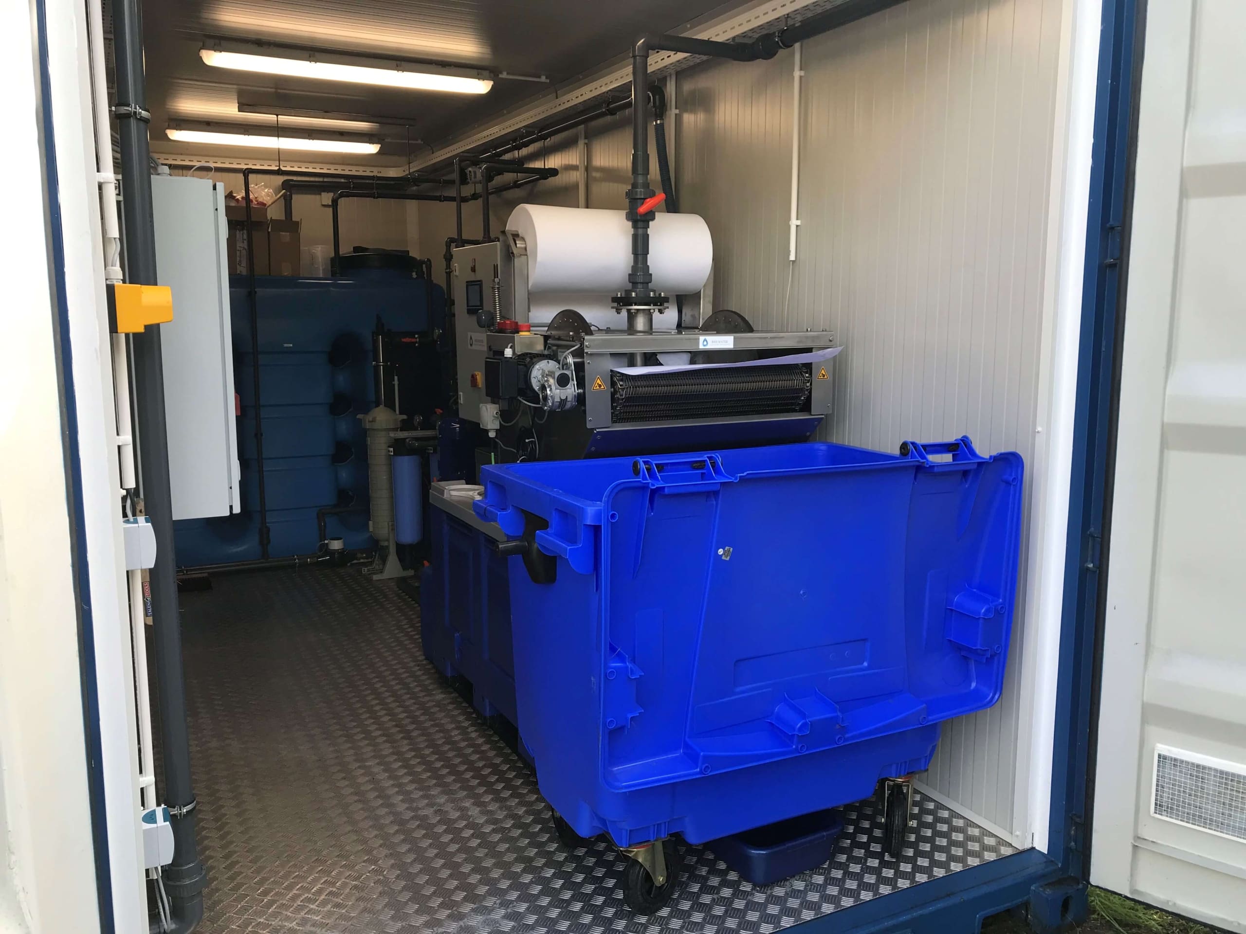 Installatie van BKH Water bij het zuiveren van afvalwater